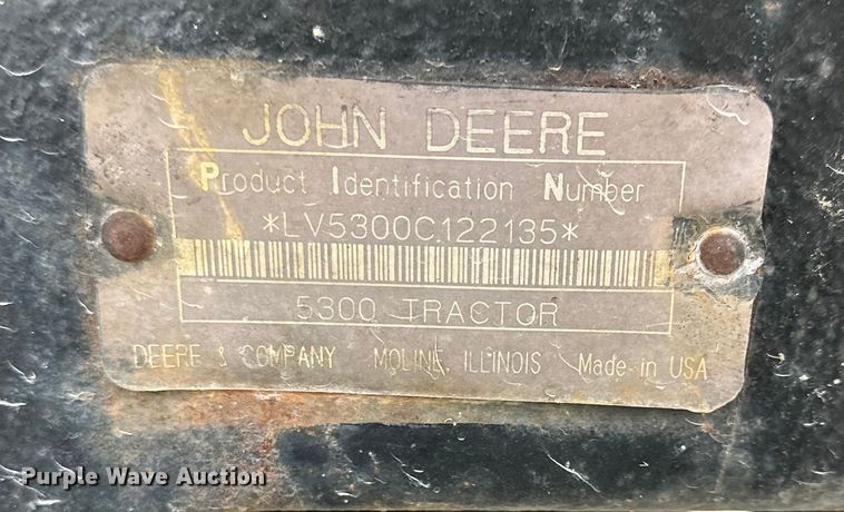 image for item JX9019 1993 John Deere 5300  tractor