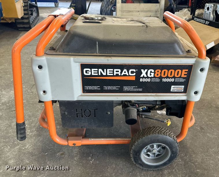image for item KM9841 Generac XG8000E  generator