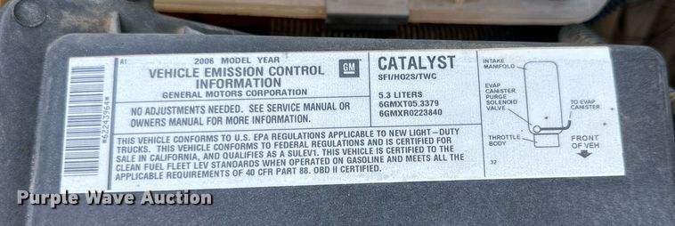 image for item KM9842 2006  Chevrolet Silverado 1500  pickup truck