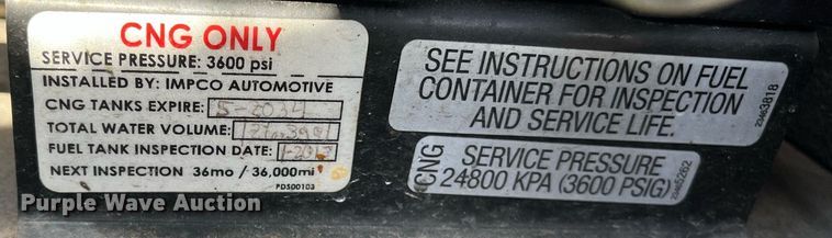 image for item LE9542 2014 Chevrolet Express  shuttle bus