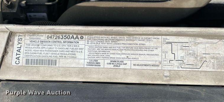 image for item LE9543 2007 Dodge Charger