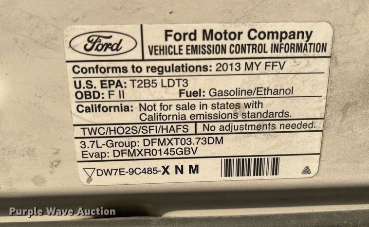 image for item LE9551 2013 Ford Explorer Police Interceptor  SUV