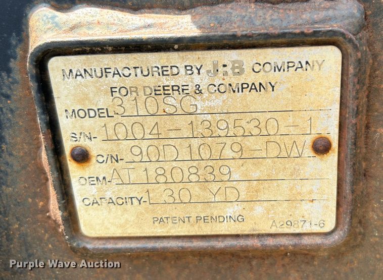 image for item LE9558 2005 John Deere 310SG  backhoe