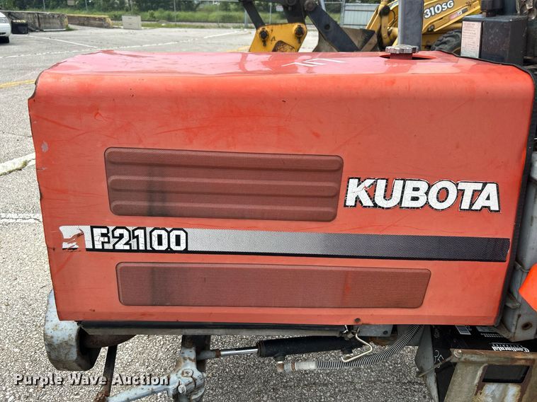 image for item LE9560 Kubota F2100E  lawn mower