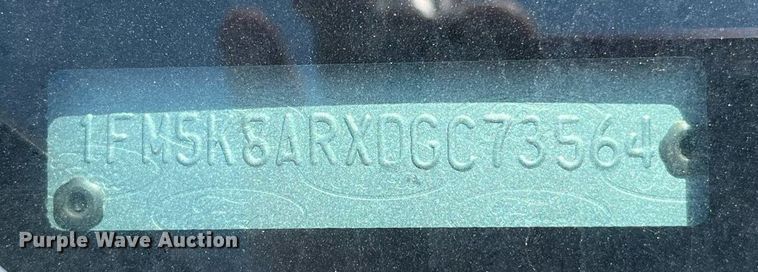 image for item LE9565 2013 Ford Explorer Police Interceptor  SUV