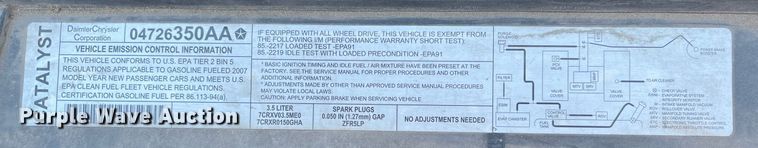 image for item LE9566 2007 Dodge Charger