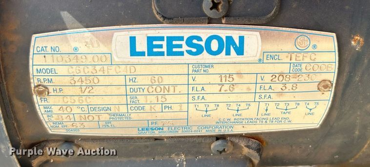 image for item LE9580 Econoline  sand blaster