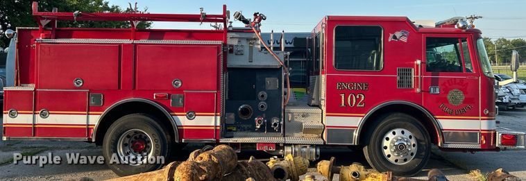 image for item LE9598 1992 Pierce Tilt Cab  pumper fire truck