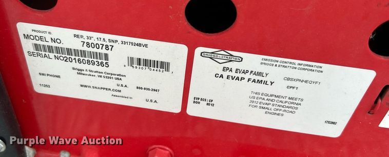 image for item LE9612 (3) Snapper lawn mowers