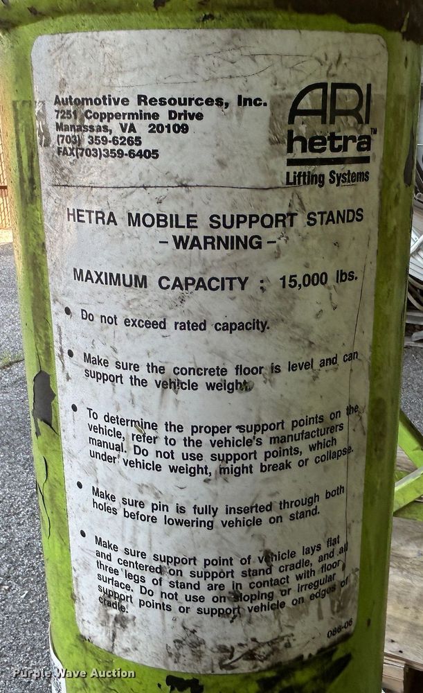 image for item LE9623 ARI Hetra  lifts