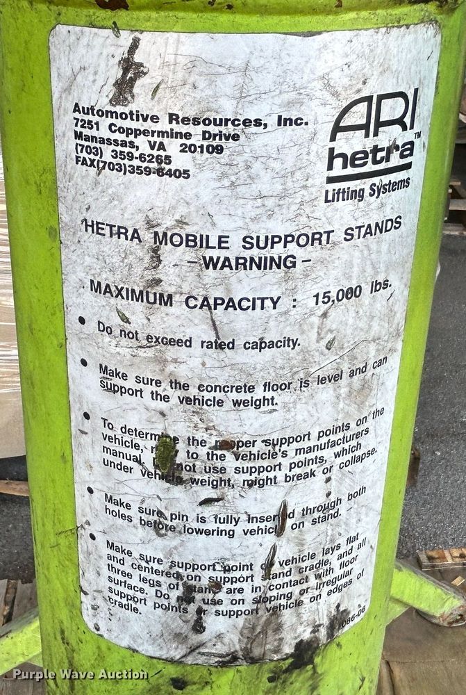 image for item LE9624 ARI Hetra  lifts