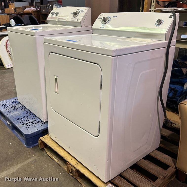 image for item LE9639 Kenmore  washer and dryer