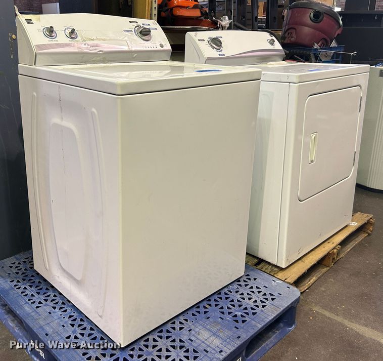 image for item LE9639 Kenmore  washer and dryer