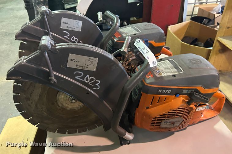 image for item LE9663 (2) Husqvarna K970 concrete saws