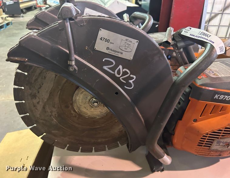 image for item LE9663 (2) Husqvarna K970 concrete saws