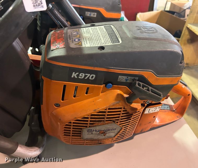image for item LE9663 (2) Husqvarna K970 concrete saws