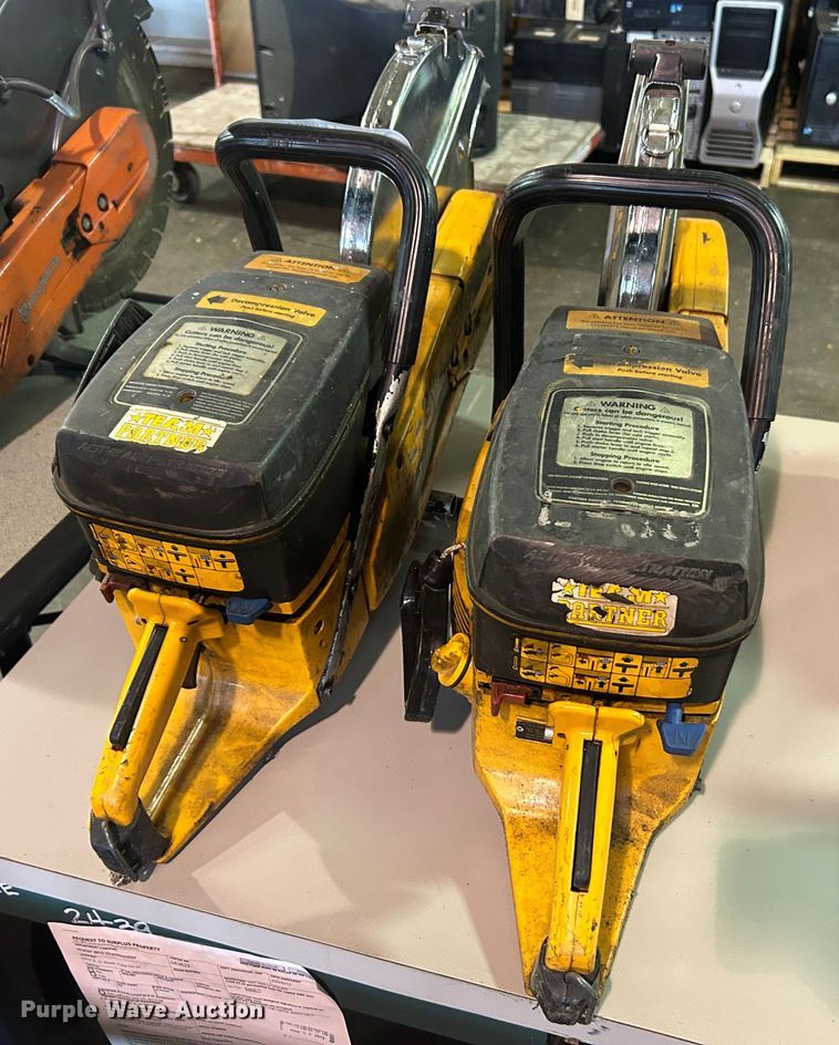 image for item LE9664 (2) Partner K950 cut-off saws