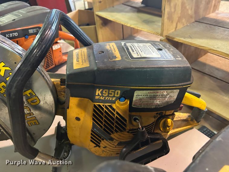 image for item LE9664 (2) Partner K950 cut-off saws