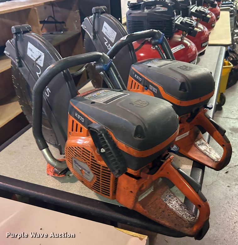 image for item LE9665 (2) Husqvarna K970 concrete saws