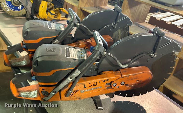 image for item LE9665 (2) Husqvarna K970 concrete saws