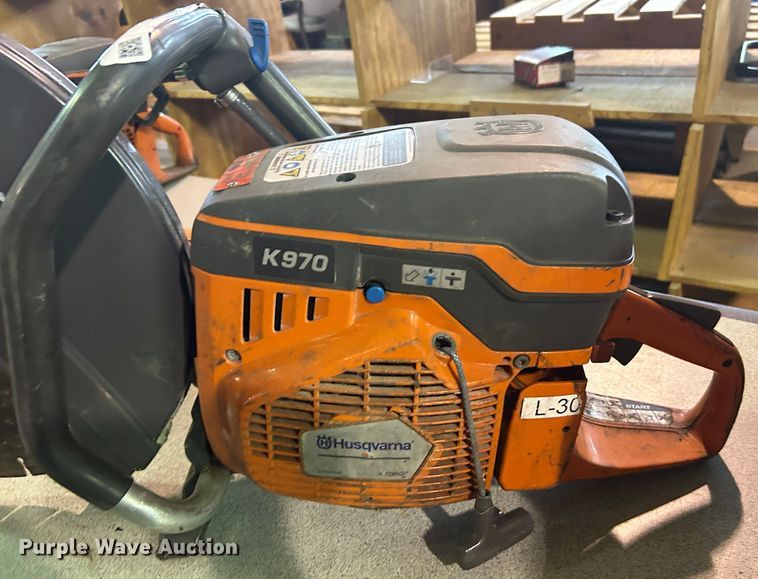 image for item LE9665 (2) Husqvarna K970 concrete saws