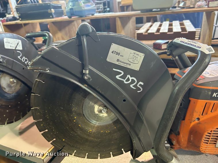 image for item LE9665 (2) Husqvarna K970 concrete saws