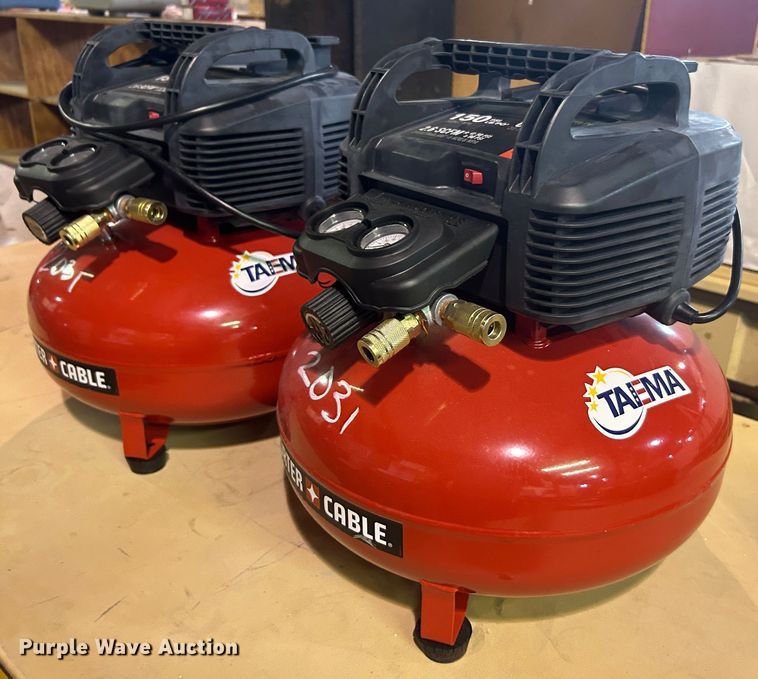 image for item LE9670 (2) Porter-Cable air compressors