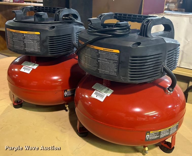 image for item LE9670 (2) Porter-Cable air compressors