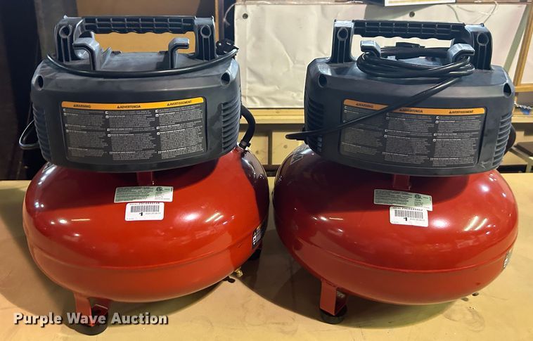 image for item LE9670 (2) Porter-Cable air compressors