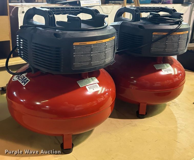 image for item LE9670 (2) Porter-Cable air compressors