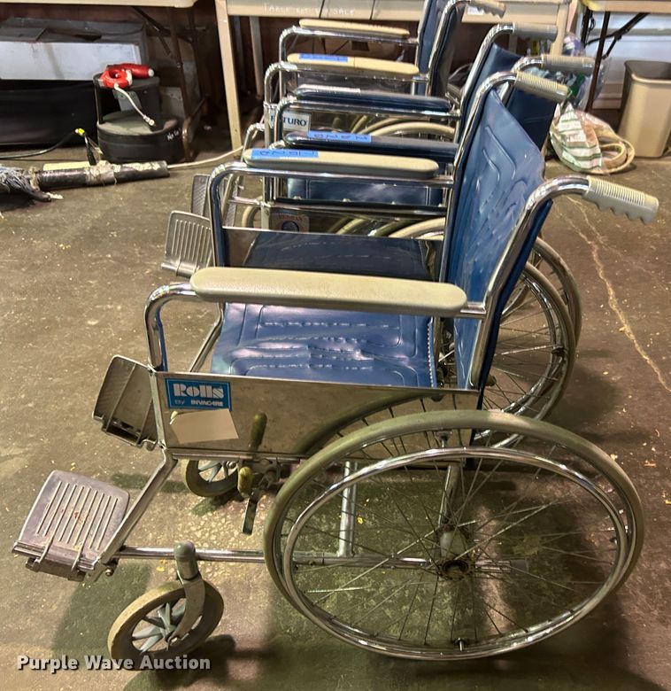 (3) wheelchairs in Tulsa, OK Item LE9671 for sale Purple Wave