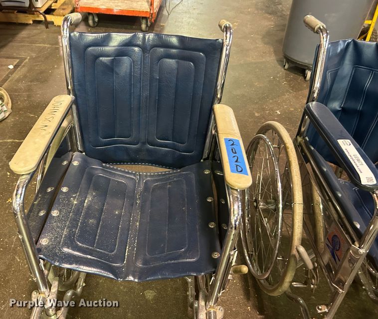 (3) wheelchairs in Tulsa, OK Item LE9671 for sale Purple Wave