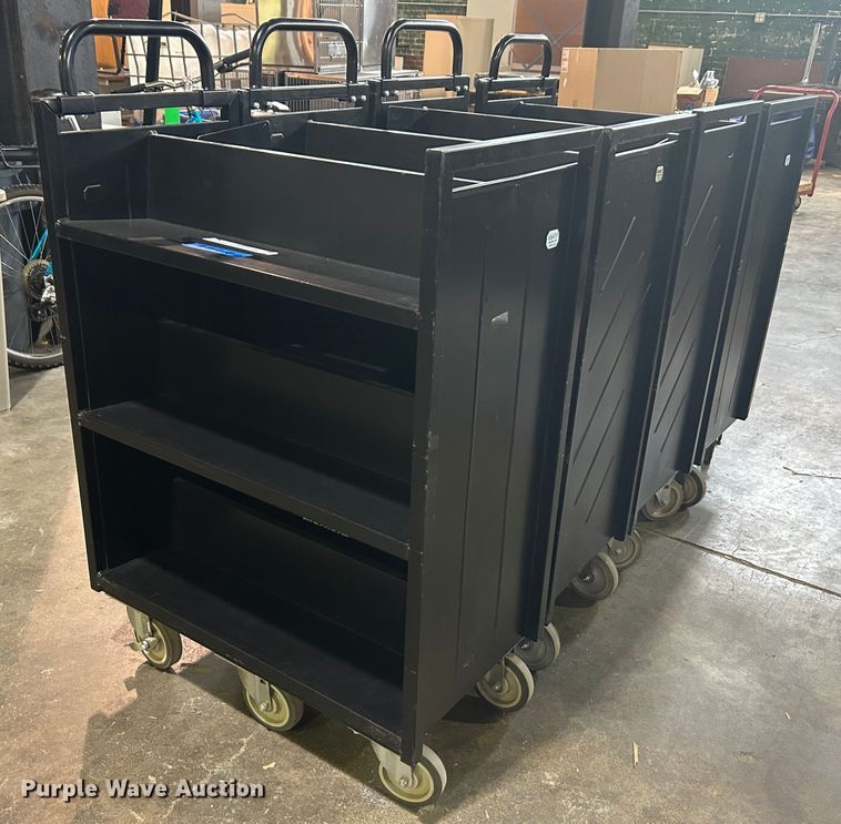 image for item LE9685 (4) Demco book carts