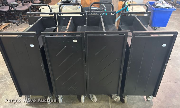 image for item LE9685 (4) Demco book carts