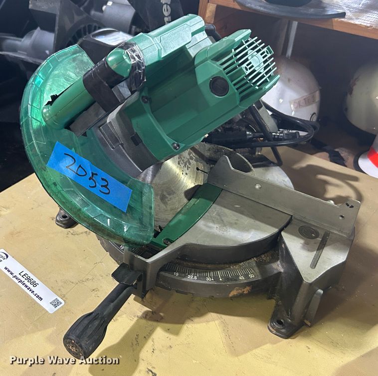 image for item LE9686 Metabo HPT  compound miter saw