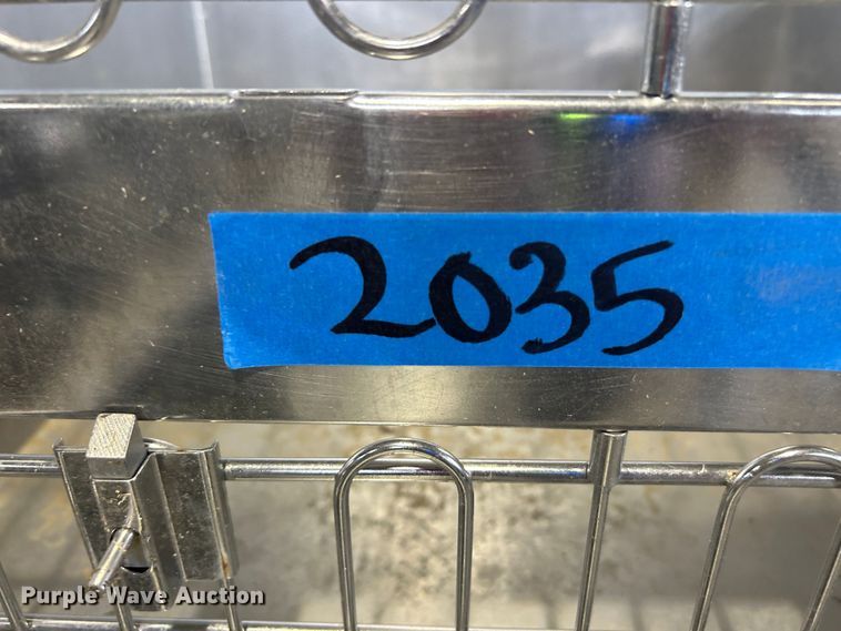 image for item LE9692 (3) stainless steel kennels