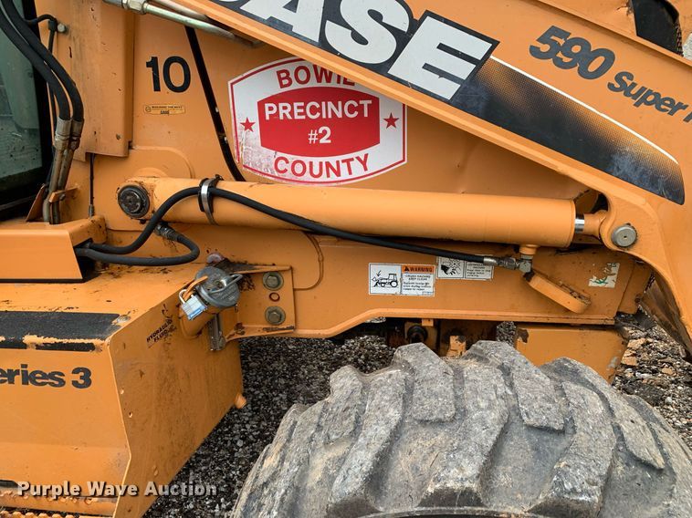 image for item LH9756 2009 Case 590 Super M Series III  backhoe