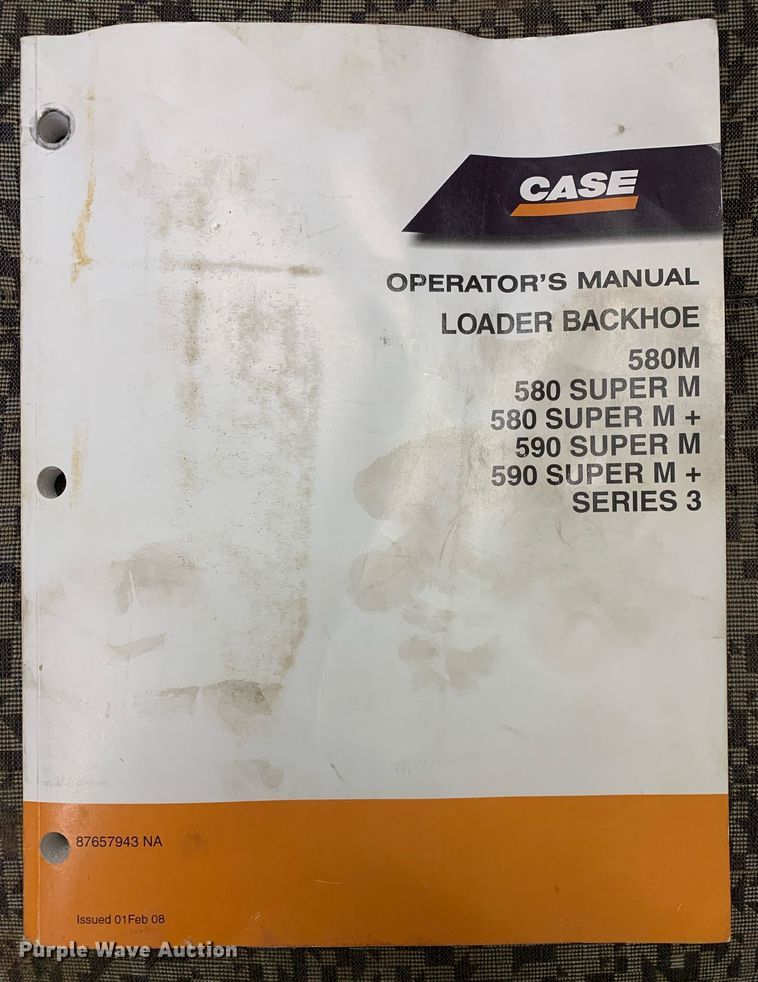 image for item LH9756 2009 Case 590 Super M Series III  backhoe