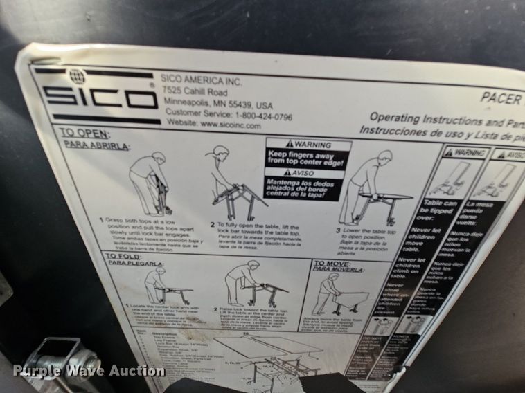 image for item LM9093 (28) Sico folding tables