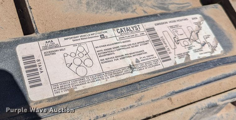 image for item LM9822 1997 Chevrolet Silverado C1500  Ext. Cab pickup truck