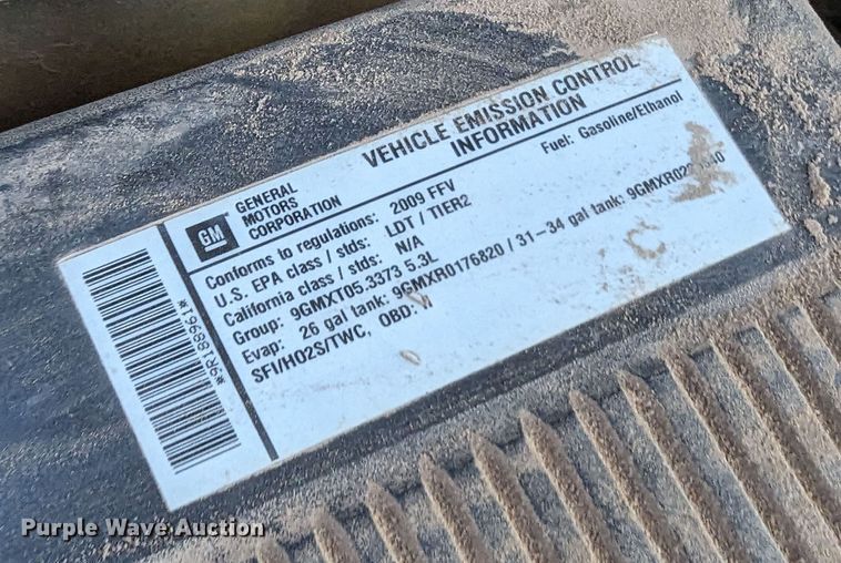 image for item LM9824 2009 Chevrolet Tahoe Police  SUV