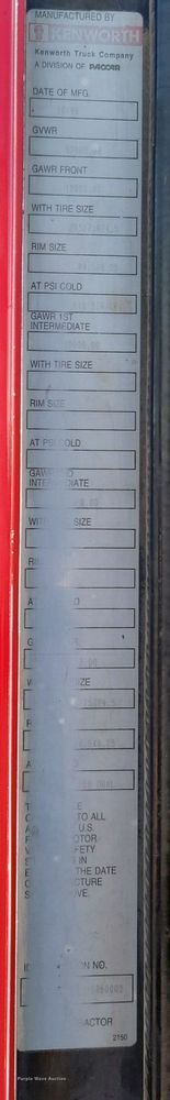 image for item LQ9043 2000 Kenworth W900L  semi truck