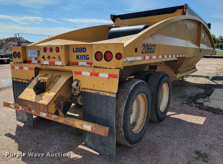 image for item LQ9047 2006 Load King 2066D-37-2  bottom dump trailer