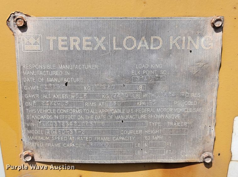 image for item LQ9047 2006 Load King 2066D-37-2  bottom dump trailer