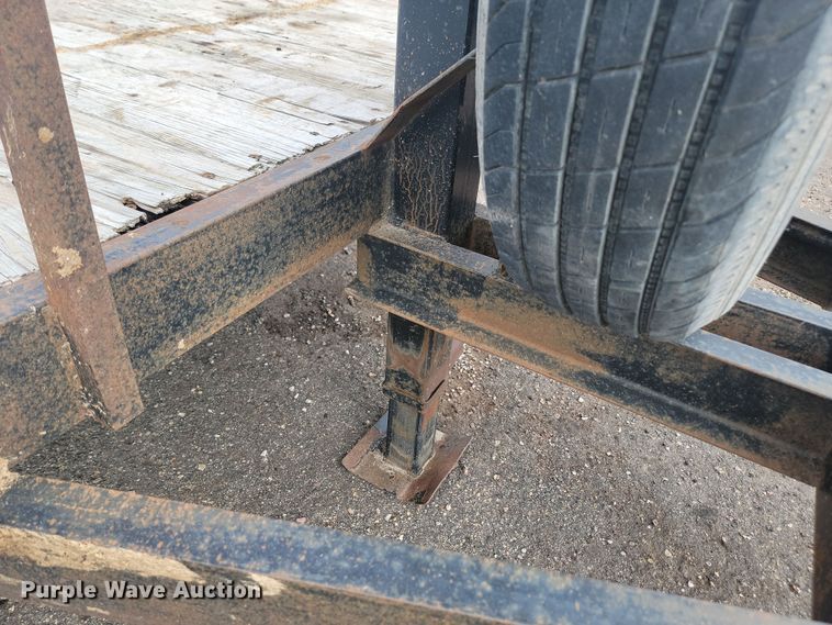 image for item LQ9092 2016 Shop built  tilt deck equipment trailer