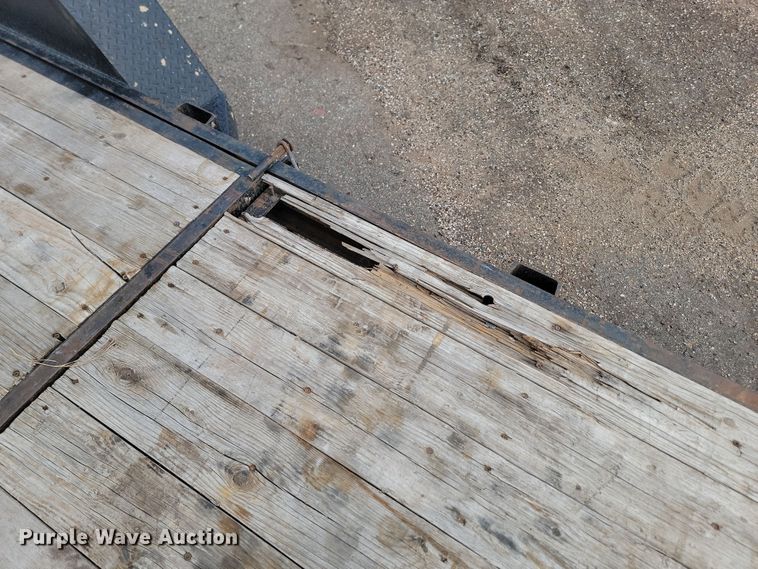 image for item LQ9092 2016 Shop built  tilt deck equipment trailer