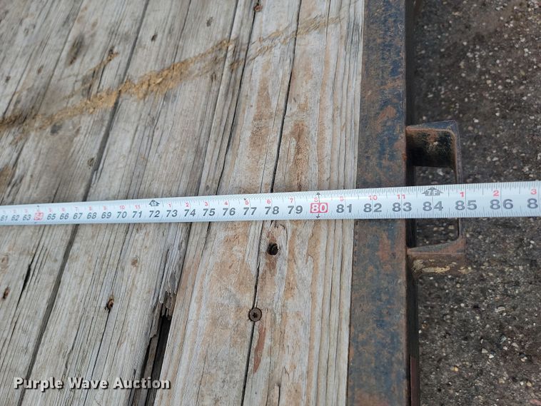 image for item LQ9092 2016 Shop built  tilt deck equipment trailer