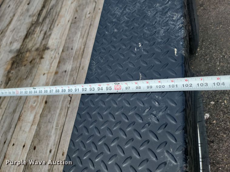 image for item LQ9092 2016 Shop built  tilt deck equipment trailer