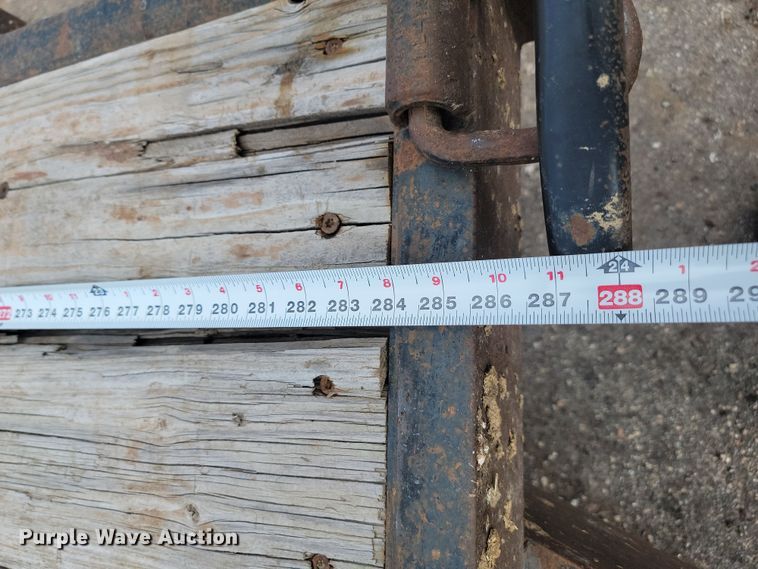 image for item LQ9092 2016 Shop built  tilt deck equipment trailer