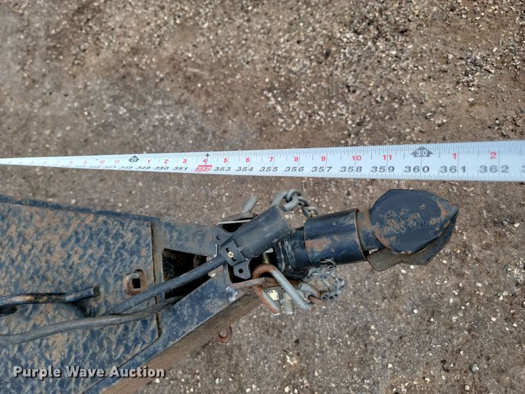 image for item LQ9092 2016 Shop built  tilt deck equipment trailer